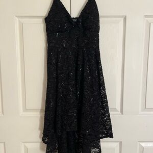 Black Lace Dress - Juniors